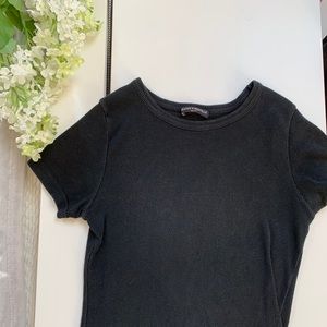 Brandy Black Bodycon Shirt Dress